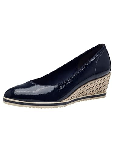 Image of Tamaris Women's Wedge Pumps, Women's Pumps, Touch-it Footbed, Blue, 6 UK
