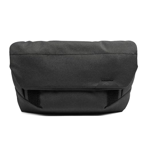 Image of Peak Design Field Pouch V2, Black, 2-in-1 Organizer and Sling Bag, Adjustable Shoulder Strap and Integrated Belt Loops, Weatherproof Nylon Canvas, Organizer Pouch or Carry Bag for Men and Women