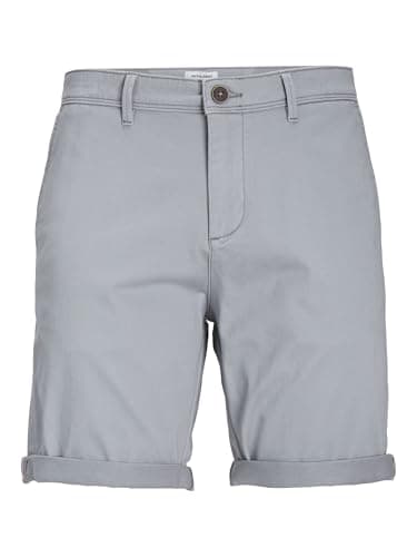 Image of JACK & JONES Men's Jjibowie Jjshorts Solid Sa STS Shorts (UK, Alpha, XL, Regular, Regular, Ultimate Grey)