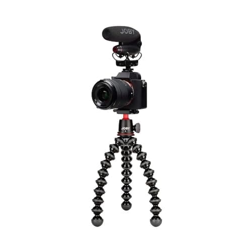 Image of JOBY Skilled Vlogger Kit, GorillaPod Camera Vlogging Kit (GorillaPod 3K Flexible Tripod, On-camera Wavo PRO DS Microphone, TRR Cables), Vlog Camera System, Youtuber, Content Creator
