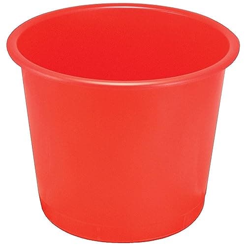 Image of Q-Connect Waste Bin 15 Litre Red