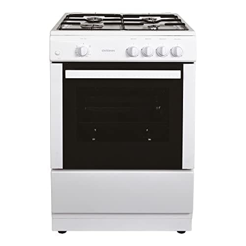 Image of Statesman MAXI60GSF Single Cavity Gas Cooker, Integrated Grill, 60cm, White