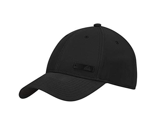 Image of Adidas Men Classic Six-Panel Lightweight Metal Cap - Black/Black/Black, OSFM