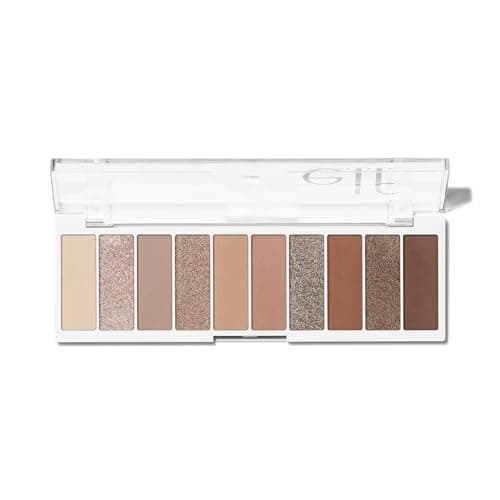 Image of e.l.f. Perfect 10 Eyeshadow Palette: Keep It Ethereal, Ultra-Pigmented Eyeshadows, Matte, Shimmer and Pearl Finish, Smooth Formula, Easy to Blend, Vegan & Cruelty-Free