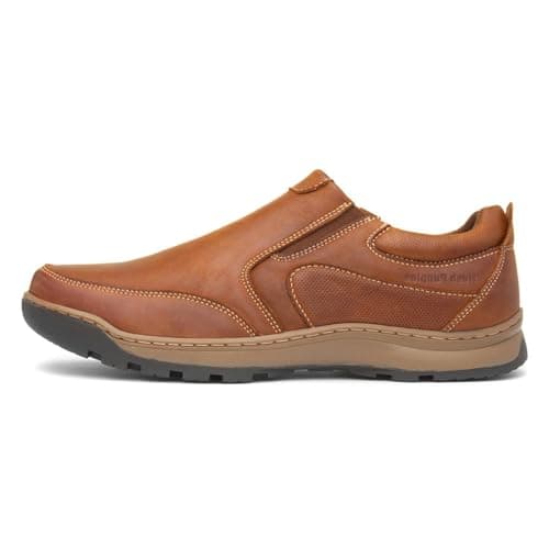 Image of Hush Puppies Men's Jasper Moccasins, Tan Nubuck, 10 UK