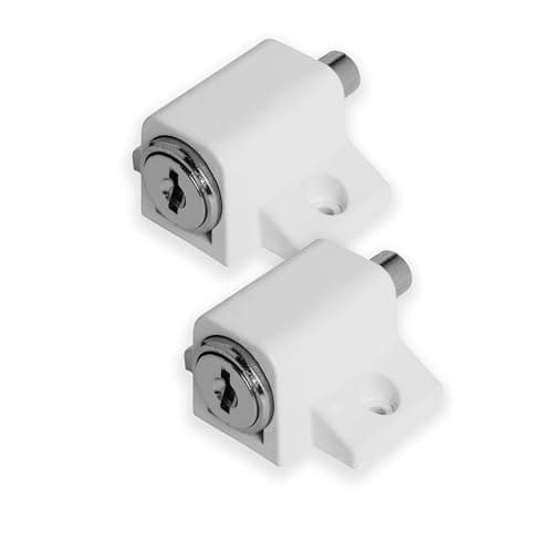 Image of XFORT 2 Pack White Patio Door Lock & Window Locks for UPVC Windows & Doors, Multi Use Patio Door Security Lock