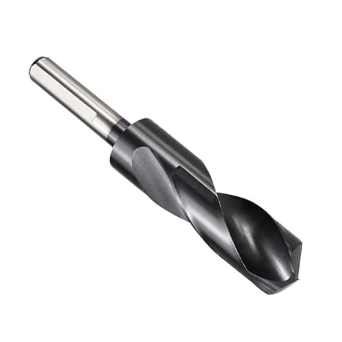 Image of PATIKIL 25.4mm Drill Bit 1", 1/2" Reduced Shank M35 Cobalt 5% HSS with Titanium Aluminum Nitride Coating 135° Split Point for Hard Metal Stainless Steel High-speed Cutting