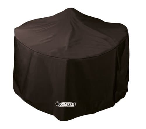 Image of Bosmere Protector 6000 | Small Round Firepit Cover – Black – 100% Waterproof, UV Protected, Outdoor Protection - D66cm H50cm – 6 Year Guarantee, D760