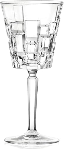 Image of RCR Cristalleria Italiana S.p.a. Etna Line | Glass Water and Wine Glasses Modern Glasses Set 6 Crystal Biccheri 20 Cl