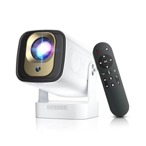 Image of [Short Throw & 2026 Upgrade] Salange Mini Projector for Bedroom,Native 1080P Mini Projector 4K & 8K Support,Auto Focus & Keystone,WiFi 6 Bluetooth 5.4,Android 14 Screen Mirroring for Outdoor Home