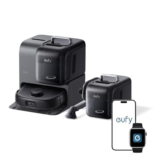 Image of eufy E28 Omni Robot Vacuum Cleaner with Mop, HydroJet System, Portable Deep Cleaner for Carpet, Spot Cleaner, 20,000 Pa Turbo Suction, Zero Tangling, Corner-to-Edge Deep Cleaning, All-In-One Station