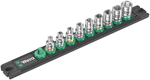Image of Magnetic Socket Rail A Imperial 1 Zyklop Socket Set, 1/4" Drive, Imperial, 9pc - 05005420001