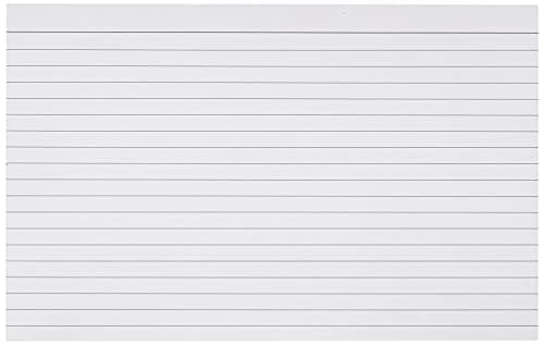 Image of Q-Connect Record Card 203x127mm Ruled Feint White (100 Pack)