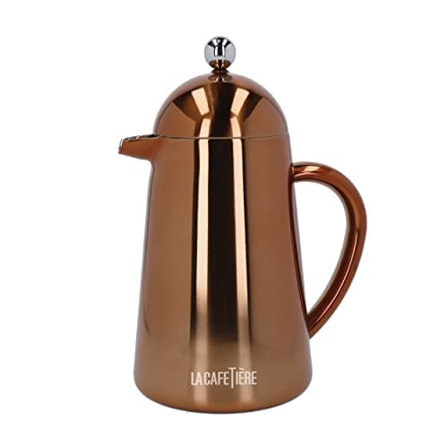 Image of La Cafetière Havana Copper Stainless Steel Double Walled Cafetière, Eight Cup, Gift Boxed