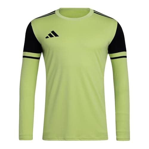Image of adidas Men's SQUADRA25 Goalkeeper Jersey Long Sleeve, Pulse Lime/Black, L