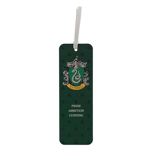 Image of Half Moon Bay Harry Potter Paper Bookmark - Slytherin | Page Marker for Books | Reading Gift | Stationery | Official Licensed Merchandise