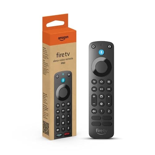 Image of Amazon Made Fire TV Alexa Voice Remote Pro with remote finder, TV controls and backlit buttons (compatible Fire TV device required)