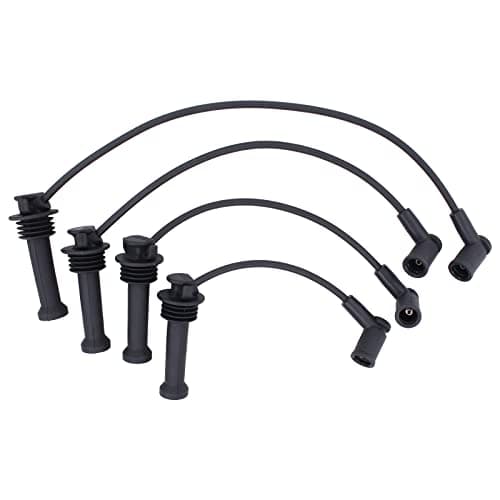 Image of HouYeen 4PCS Spark Plug Ignition Lead Wire Set for C max Mk2 Focus Mk3 Mondeo Mk4 Fiesta Mk5 C30 S40 V50 Maz-da 2 1335377
