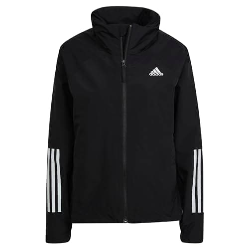 Image of adidas Women's BSC 3-Stripes RAIN.RDY Jacket, Black, L