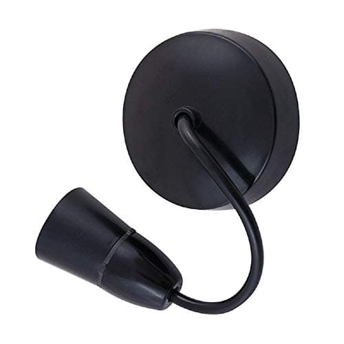 Image of selectric 6" 100W T2 Black Ceiling Pendant Lampholder E27 ES