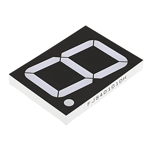 Image of PATIKIL LED Display Digital Tube, Common Anode 7 Segment 10 Pin 1 Bit 7.2V 4" Digit Height LED Display Module for Electronic Driver Board, Red