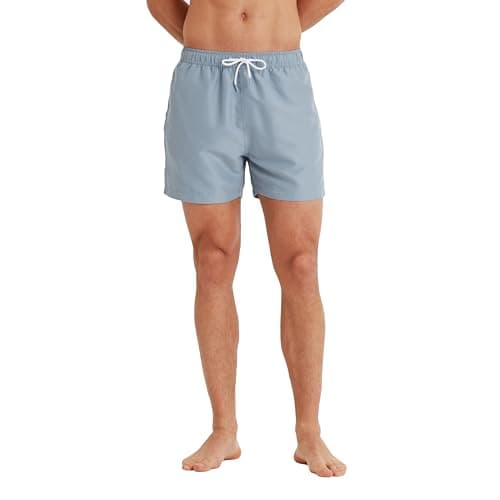 Image of TOG24 Adler Mens Board Shorts. Made From 100% Recycled Polyester - You're Making A Great Choice. An Inner Mesh Brief On These Mens Swim Shorts Avoids Chafing. Great For Holidays Or Swimming At Home.