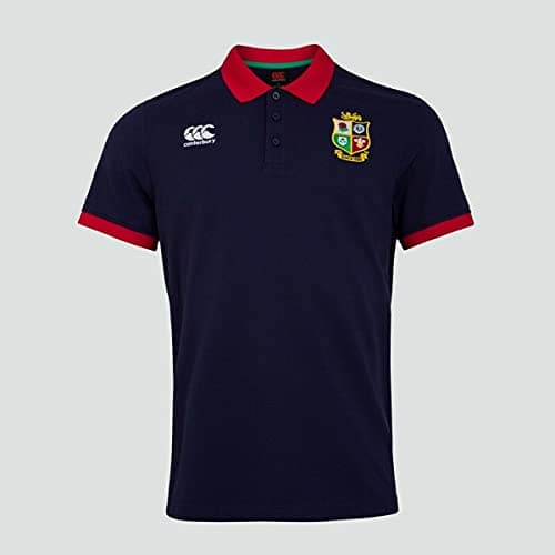 Image of Canterbury British And Irish Lions Home Nations Polo Shirt - Peacoat, Small