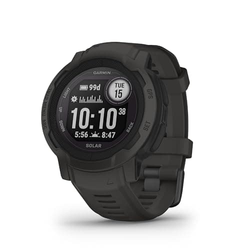 Image of Garmin Instinct 2 Solar Rugged GPS Smartwatch, Graphite