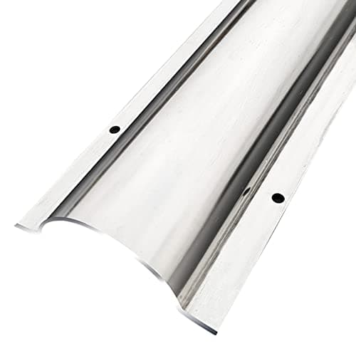 Image of Metal Cable Trunking, Stainless Steel Wall Mounted Cable Management Trunking 1 meter Length Silver Multiple Sizes(Thicker,6Cm/2.4In 12 Cable)