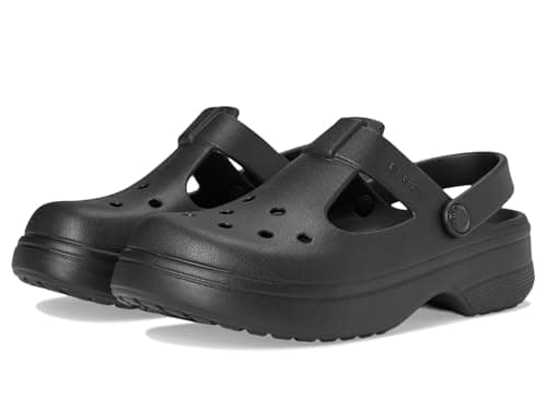 Image of Crocs Unisex Kids Clog,Classic Mary Jane Clog K,Black,11 UK Child