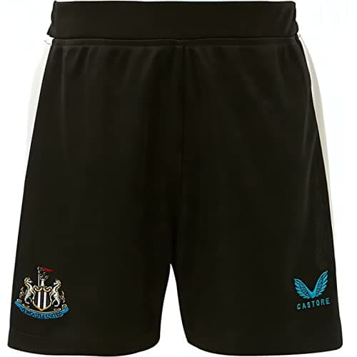 Image of Castore Boys NUFC Home Shorts Junior 2022 2023 Black 13 Years
