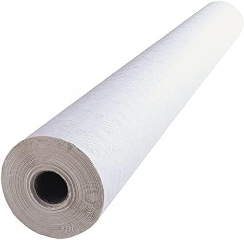 Image of Banqueting Roll Disposable Paper Wedding Party Home Covering Table Buffet Dinner Large Banquet Roll White Paper Cover Floor Sheet Coverings for Domestic & Commercial Party Catering Events (100 Metre)