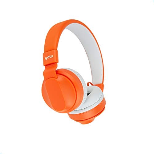 Image of YOTO Wired Headphones – Kids Accessories, Lightweight Adjustable & Foldable Over-Ear Earphones with Travel Bag, Volume-Limiting for Safe Listening & Daisy Chain Feature for Audio Sharing