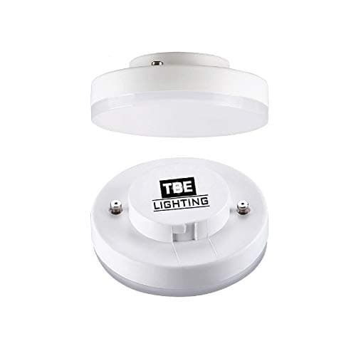 Image of TBE Lighting LED GX53 5w Bulbs/Under Cabinet Disc Reflector/Not Dimmable / 120° Beam Angle/Warm White - 3000 Kelvin
