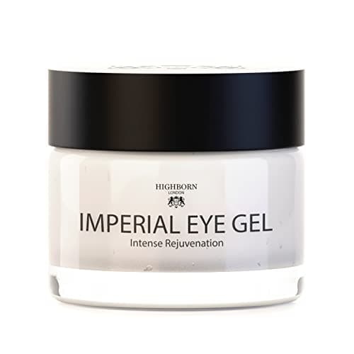 Image of Anti‑Ageing Eye Gel for Dark Circles, Puffiness & Fine Lines – Hyaluronic Acid, Plant Collagen, Arnica – HighBorn Imperial Vegan-Friendly Skincare – 15ml