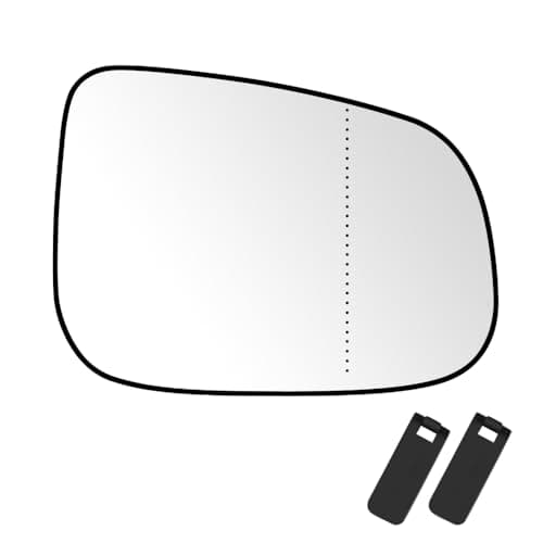 Image of SENZEAL Wing Mirror Glass Heated Driver Side for Volvo C30 C70 2010-2013 S40 S60 S80 V40 V50 V60 V70 Jaguar XE XF XJ 30716486 (Right)