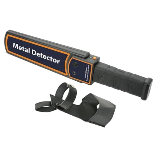 Image of Ex-Pro Highly Sensitive Security Hand Held Metal Detector Body Scanner Wand with Vibration Alert and Holster