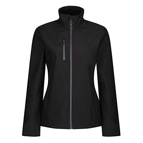 Image of Regatta Professional Women's Recycled Softshell Jacket - Black, Size 12