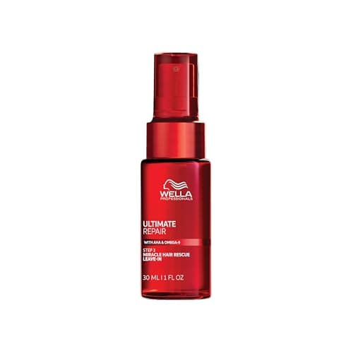 Image of Wella Professionals Ultimate Repair Miracle Hair Rescue - Leave-on Treatment for Damaged Hair - WIth AHA & Omega-9 (30ml)