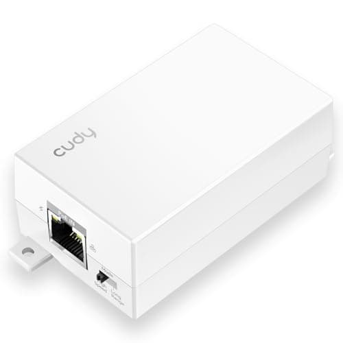 Image of Miracles PoE10 Gigabit PoE+ Extender, 1 Port 10/100/1000 Mbps, PoE Amplifier, Repeater, Wall Mount, Daisy Chain, Corresponds to IEEE 802.3at / 802.3af, Plug and Play