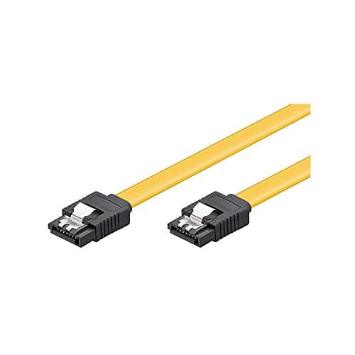 Image of Goobay 94012 S-ATA data cable for HDD, SDD, 6 Gbits, SATA L-type male to SATA L-type male, length 20cm