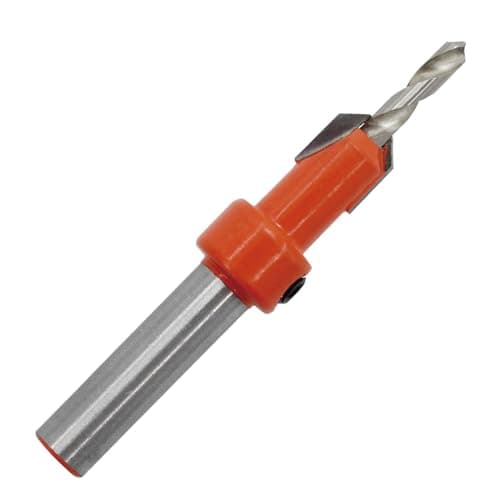 Image of Leliafleury Countersink Drill Bit 4mm x 10mm HSS Drill Bit Woodworking Chamfer Screws Hole Drills Bit Tapered Drill Bit for Wood Plastic Drilling Holes