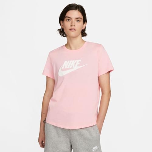 Image of NIKE DX7906-690 W NSW TEE ESSNTL ICN FTRA T-Shirt Women's MED Soft Pink Size XS