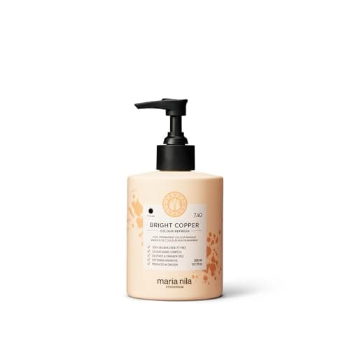 Image of Maria Nila Color Refresh, Bright Copper 300 ml, Copper Hair Mask, Semi-Permanent Pigments, 100% Vegan & Sulfate/Paraben free