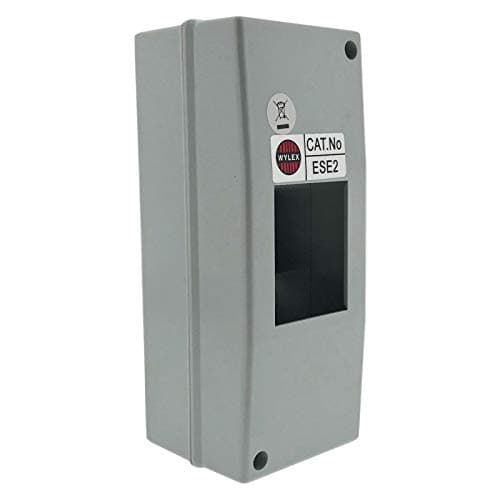 Image of Wylex ESE2 Insulated Electrical Circuit Breaker Enclosure - 2 Module, white