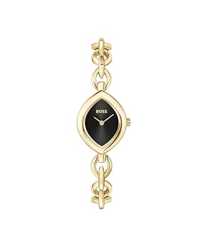 Image of BOSS Two Hand Quartz Movement Watch Gold Colored Fiora Collection with Gold Colored Stainless Steel Bracelet - 1502838