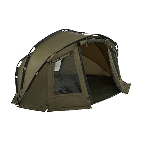 Image of Westlake Particle 1 Man Fishing Bivvy Tent with Internal Groundsheet & Easy to Pitch 3 Pole System, Waterproof & Durable Shelter for One Person, All Year Round Use, Includes Carry Bag, 5000mm HH