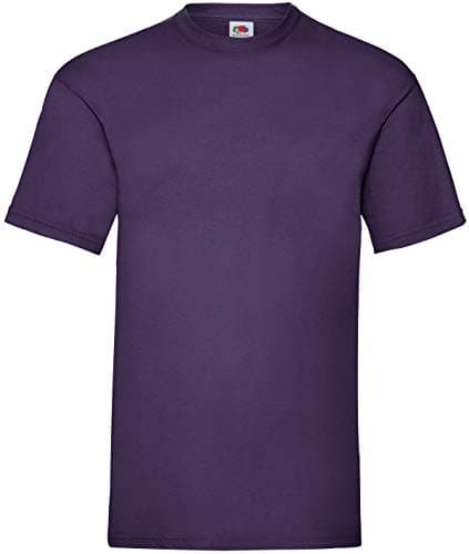 Image of Fruit of the Loom Men's Short-Sleeved T-Shirt - Purple - X-Large