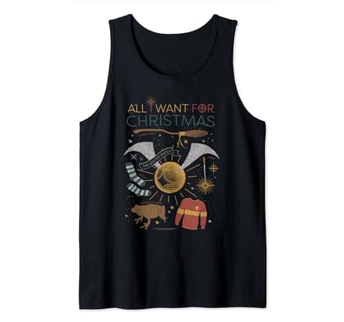 Image of Harry Potter All I Want For Christmas Tank Top