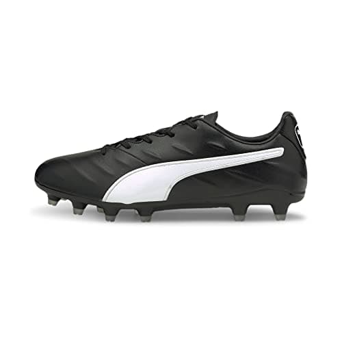 Image of PUMA Unisex King Pro 21 Fg Soccer Shoe, Puma Black Puma White, 8 UK
